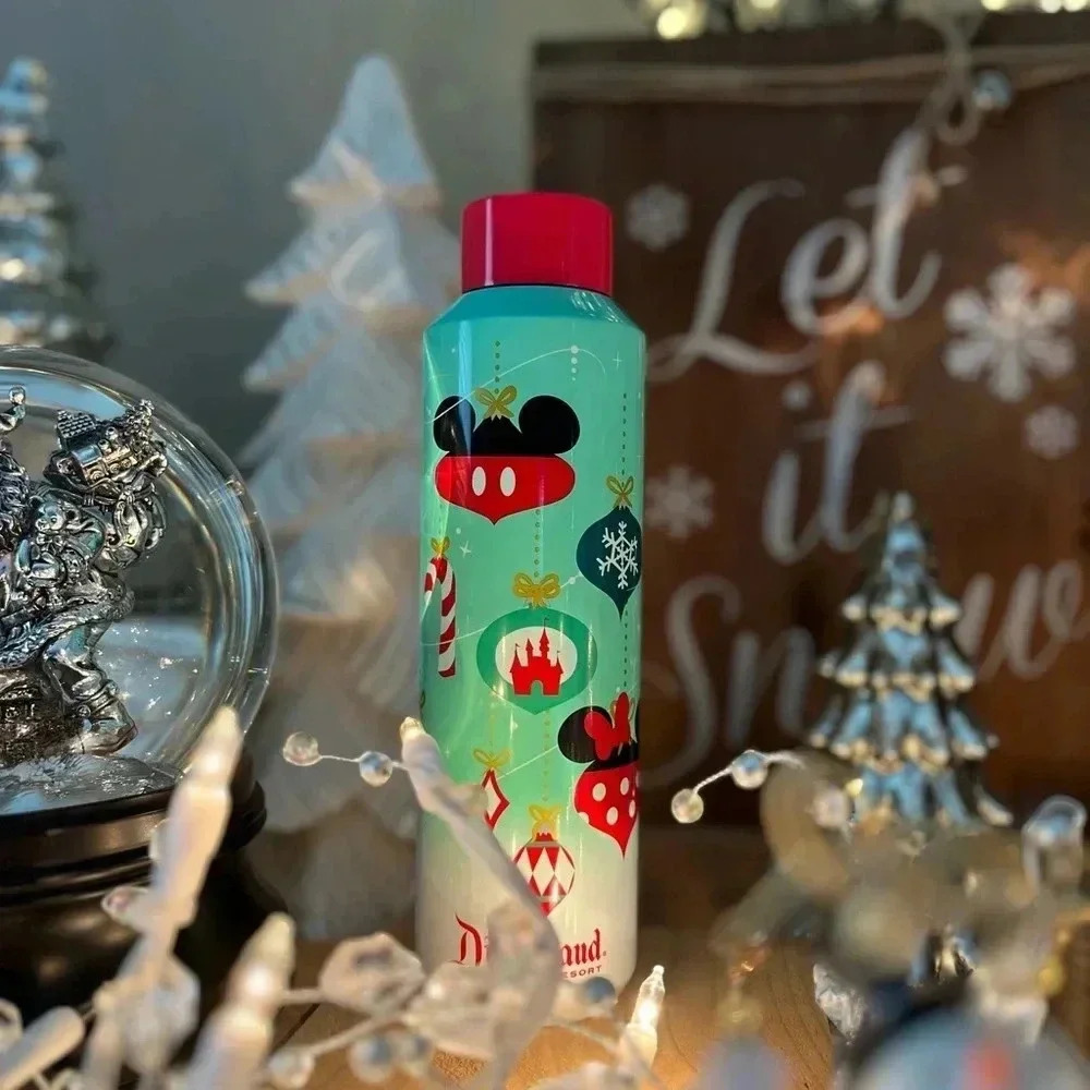 Disneyland Resort Holiday Stainless Steel Starbucks Water Bottle Exclus…